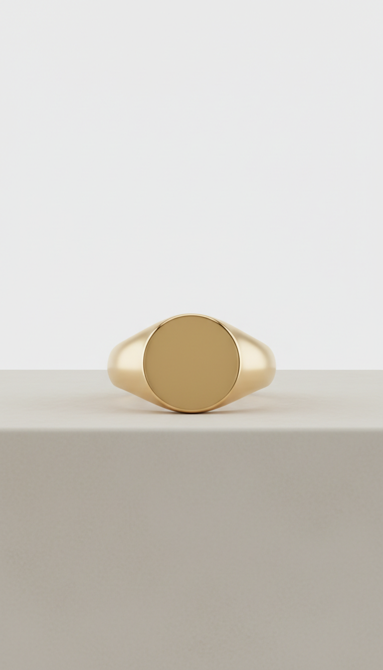 Classic 18ct Gold Signet Ring