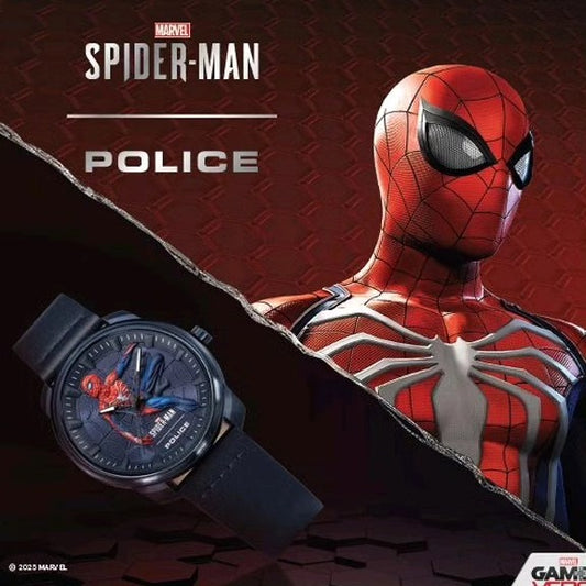 Police Men Spider-Man Superhero Edition Watch