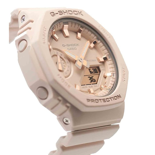 CASIO G-SHOCK ANALOG DIGITAL WOMENS - GMA-S2100-4ADR + Free Gift