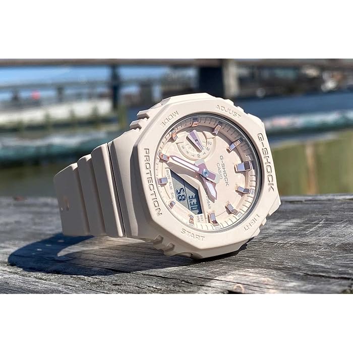 CASIO G-SHOCK ANALOG DIGITAL WOMENS - GMA-S2100-4ADR + Free Gift