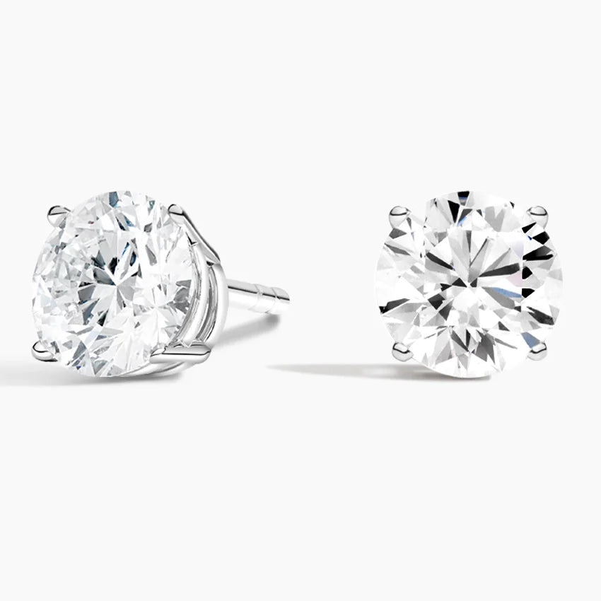 4CT LAB GROWN EARRING STUDS