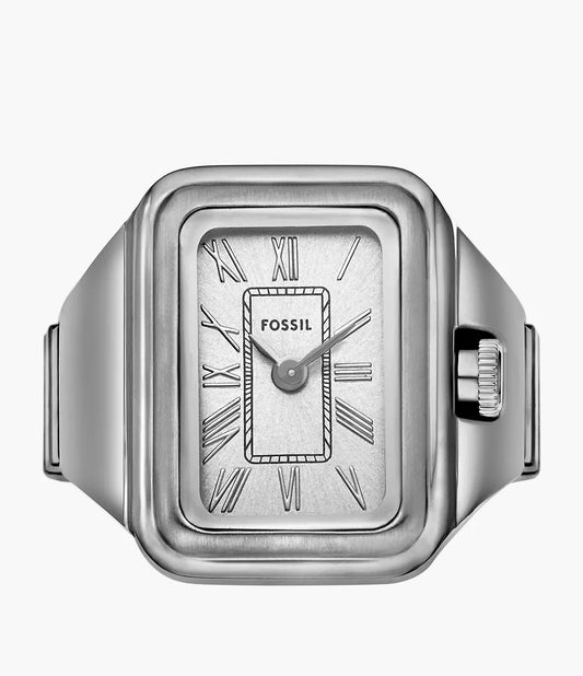 FOSSIL - Raquel Watch Ring Two-Hand Stainless Steel -ES5344