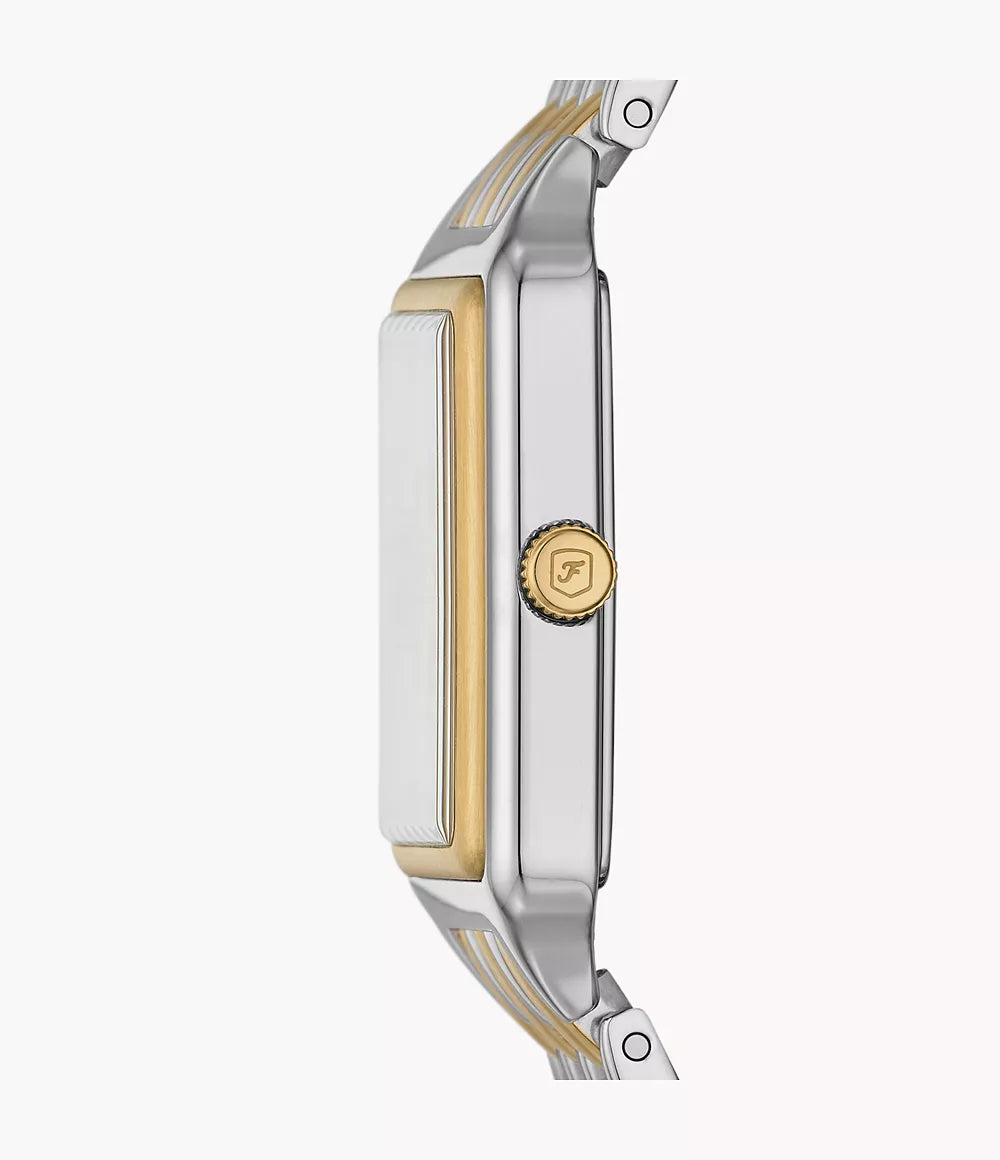 FOSSIL Raquel Three-Hand Date Two-Tone Stainless Steel Watch - ES5368