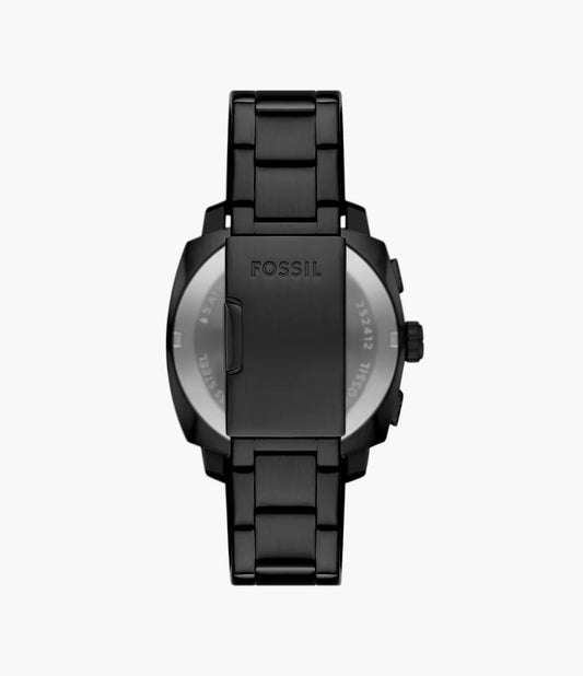 FOSSIL Machine Chronograph Black Stainless Steel Watch - FS6097