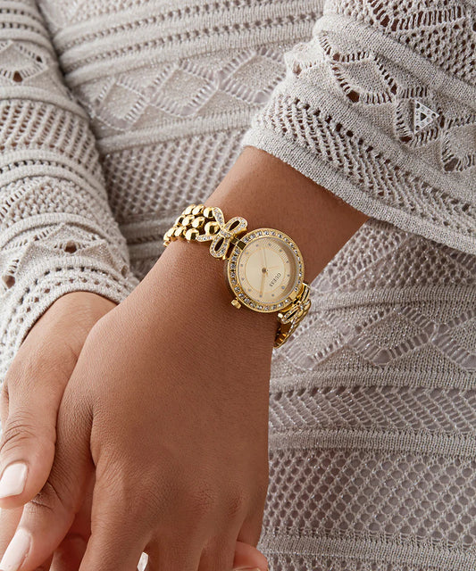 GUESS Ladies Gold Tone Analog Watch - GW0838L2
