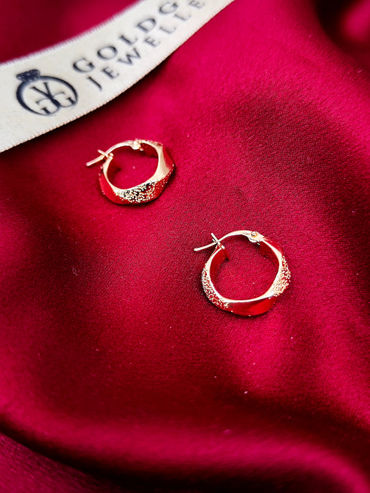 18CT Yellow Gold Hoop Earrings