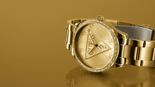 GUESS Ladies Gold Tone Analog Watch - GW0987L2