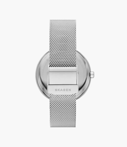 Skagen Karolina Solar-Powered Silver-Tone Steel Mesh Watch - SKW2979