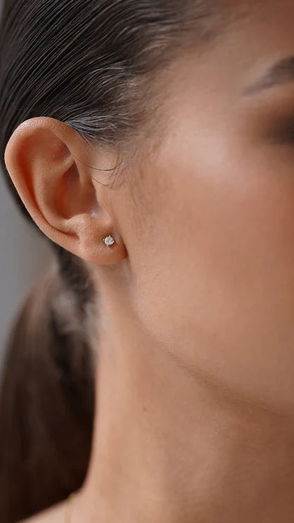 0.10CT LAB GROWN DIAMOND EARRING STUDS