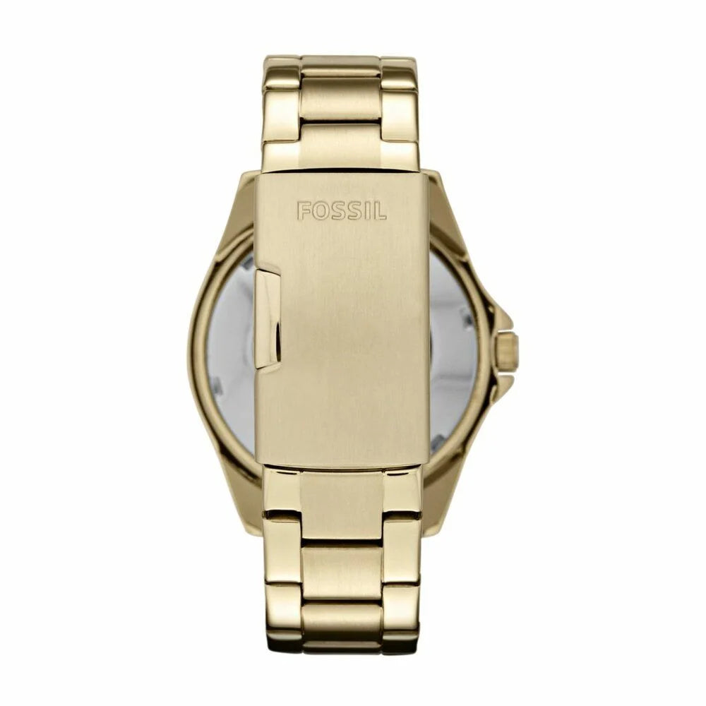 Fossil Women's Riley Gold Round Stainless Steel Watch - ES3203