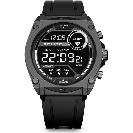 Police Freedom of Time My Avatar Steel Black Smartwatch - PEIUN0000102