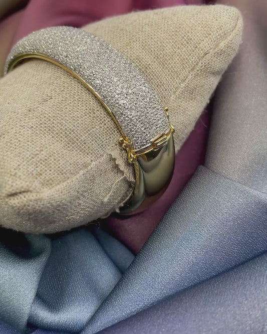 18ct Yellow gold Diamond Bracelet