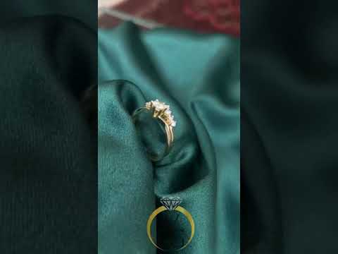18ct Yellow Gold Natural Diamond Ring