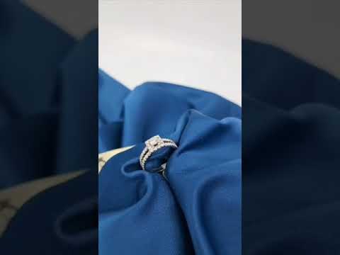 18ct White Gold Natural Diamond Ring 0.63ct