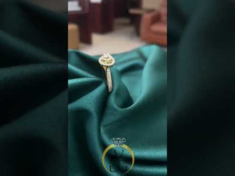 18ct Yellow Gold Natural Diamond Ring