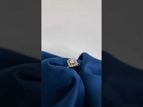 18ct White Gold Natural Diamond Ring 0.43ct