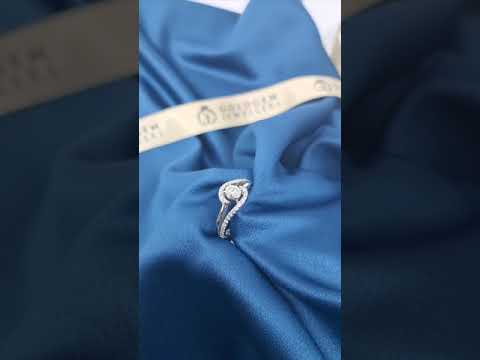 18ct White Gold Natural Diamond Ring 0.60ct