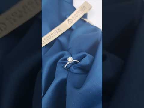 18ct White Gold Natural Diamond Ring 0.66ct