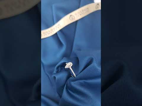 18ct White Gold Natural Diamond Ring 0.35ct