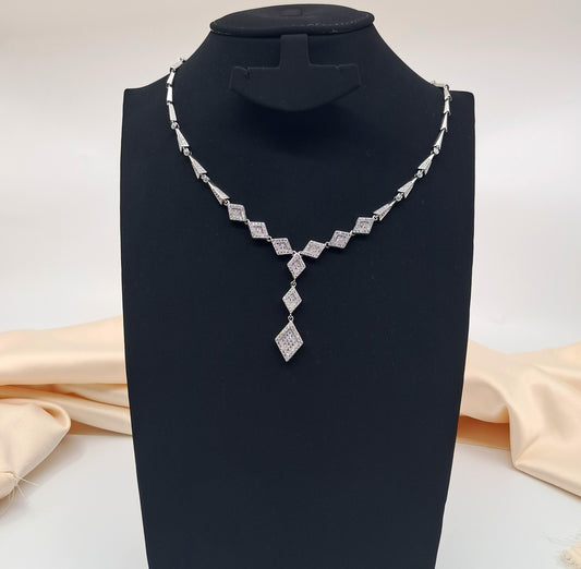 Silver 925 Cubic Zirconia Necklace