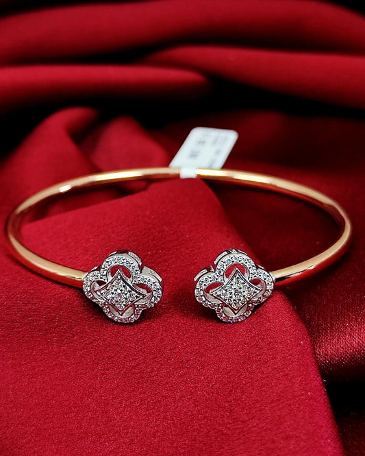 18ct Rose Gold Natural Diamond Bracelet