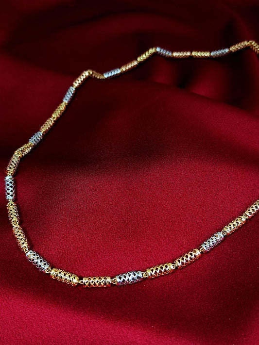 18CT Tri -Colour Chain