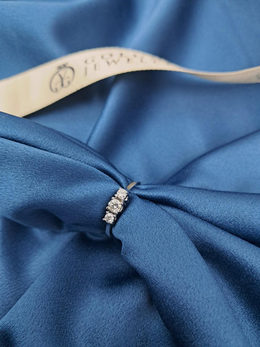 18ct White Gold Natural Diamond Ring 0.28ct