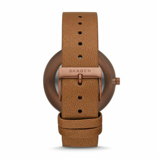 Skagen Women's Aaren Naturals Cognac Apple leather Watch - SKW2973