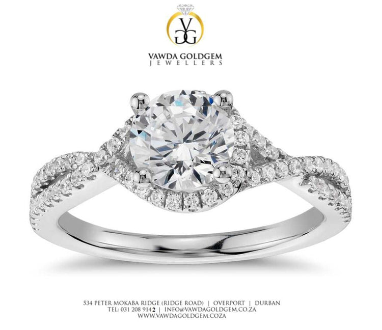 18CT Natural Diamond Rings