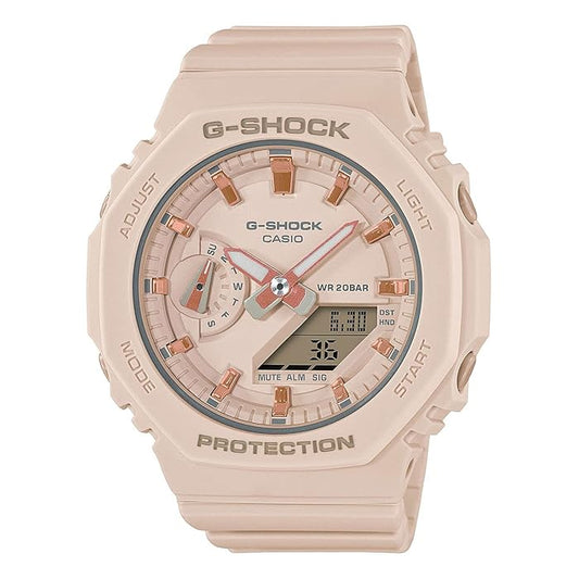 CASIO G-SHOCK ANALOG DIGITAL WOMENS - GMA-S2100-4ADR + Free Gift