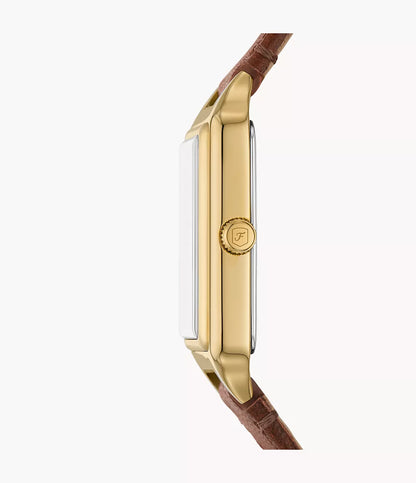 FOSSIL Raquel Medium Brown Leather Watch - ES5303
