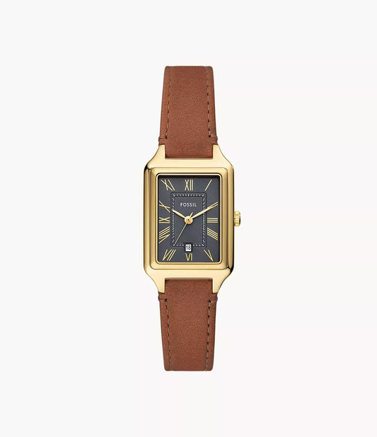 FOSSIL Raquel Medium Brown Leather Watch - ES5303