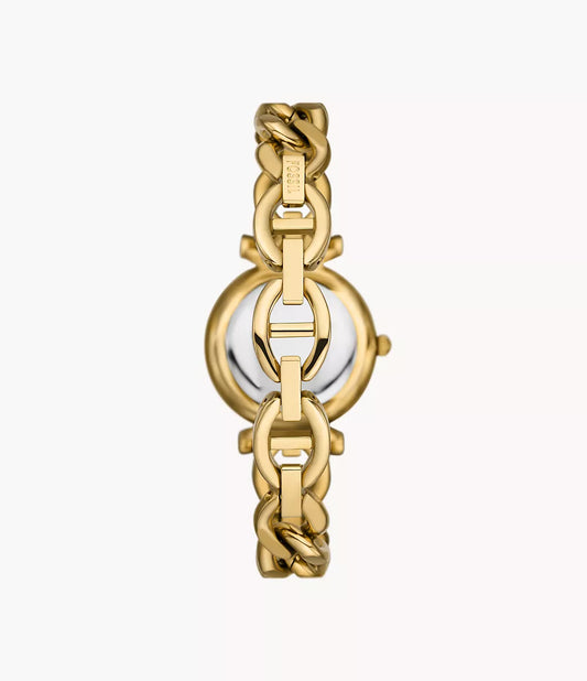 FOSSIL - Carlie Three-Hand Gold-Tone Stainless Steel Watch - ES5329