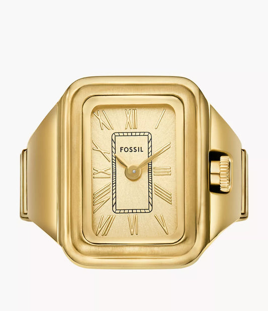Raquel Watch Ring Two-Hand Gold-Tone Stainless Steel -ES5343