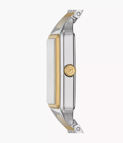 FOSSIL Raquel Three-Hand Date Two-Tone Stainless Steel Watch - ES5368