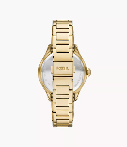 FOSSIL Gilmore  Gold-Tone Stainless Steel Watch -ES5395