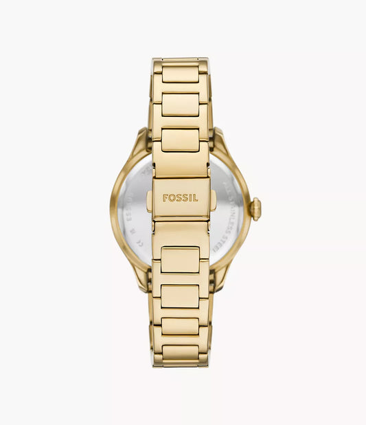 FOSSIL Gilmore  Gold-Tone Stainless Steel Watch -ES5395