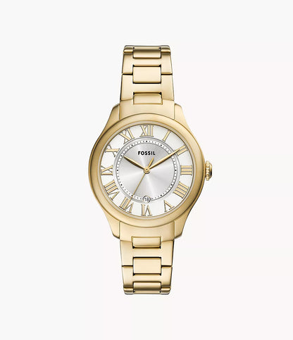 FOSSIL Gilmore  Gold-Tone Stainless Steel Watch -ES5395