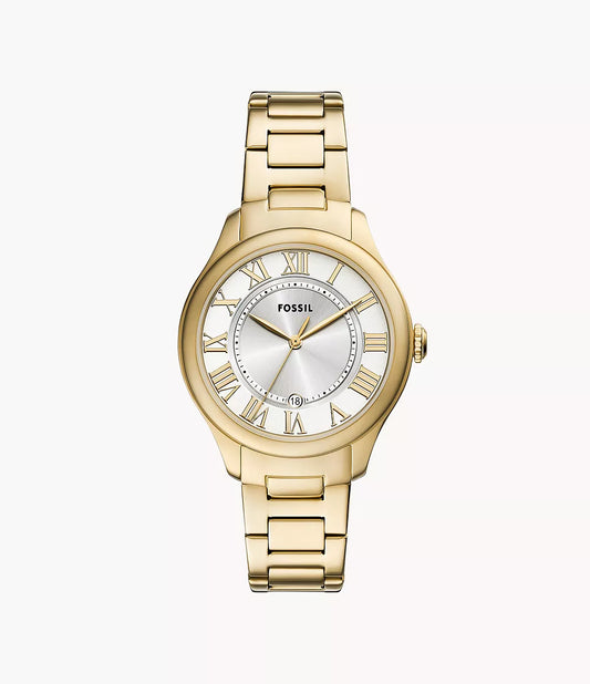 FOSSIL Gilmore  Gold-Tone Stainless Steel Watch -ES5395