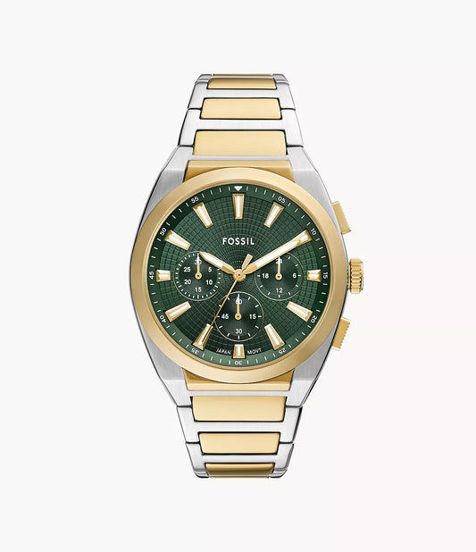 FOSSIL Everett Chronograph Two-Tone Stainless Steel Watch - FS6106