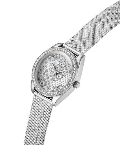 GUESS Ladies Silver Tone Analog Watch - GW0748L1