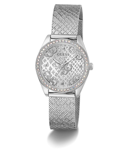 GUESS Ladies Silver Tone Analog Watch - GW0748L1