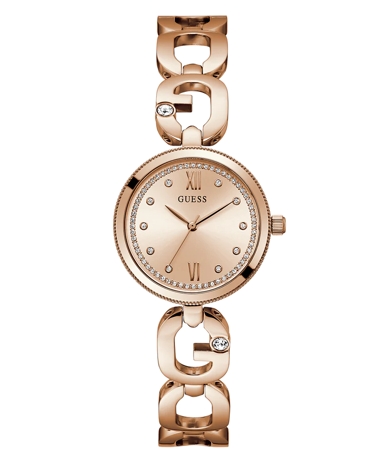 GUESS Ladies Rose Gold Tone Analog Watch - GW0759L3