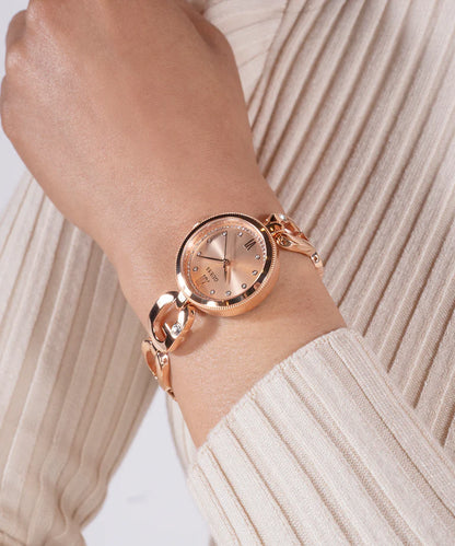 GUESS Ladies Rose Gold Tone Analog Watch - GW0759L3