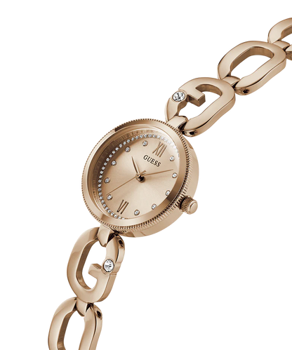 GUESS Ladies Rose Gold Tone Analog Watch - GW0759L3