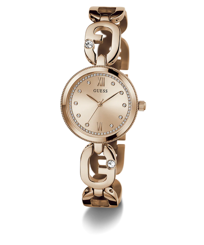 GUESS Ladies Rose Gold Tone Analog Watch - GW0759L3