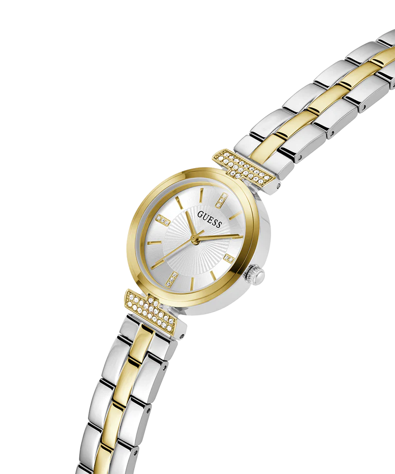 GUESS Ladies 2-Tone Gold Tone Analog Watch - GW0762L5