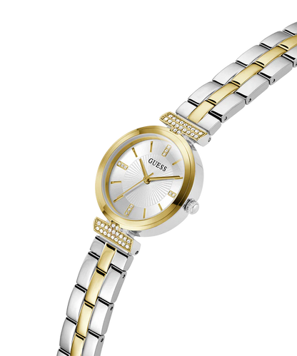 GUESS Ladies 2-Tone Gold Tone Analog Watch - GW0762L5