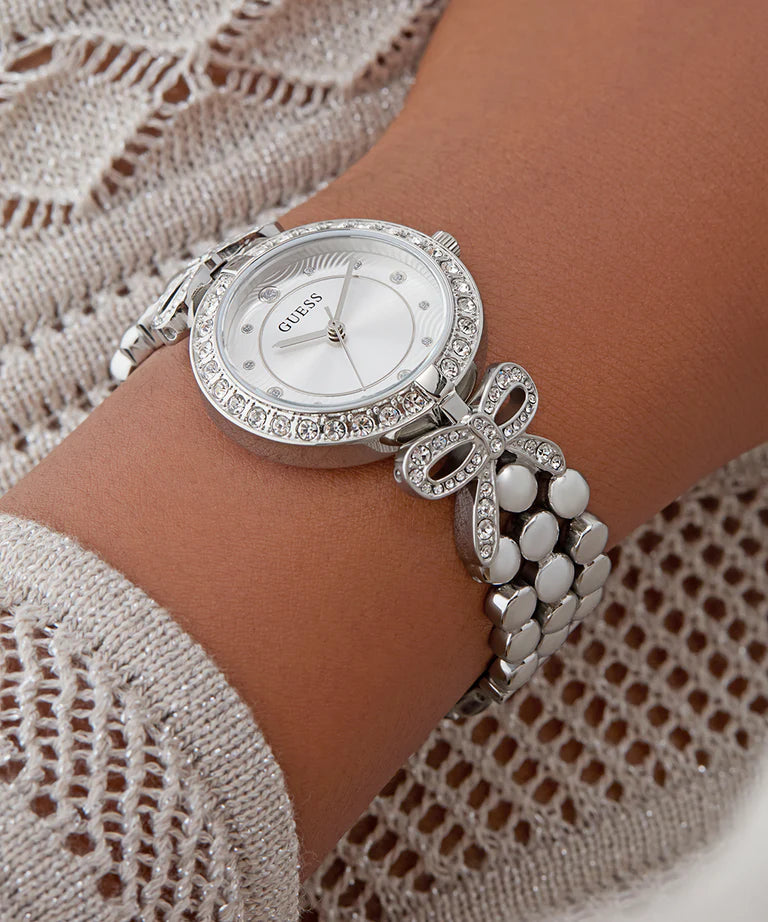 GUESS Ladies Silver Tone Analog Watch - GW0838L1