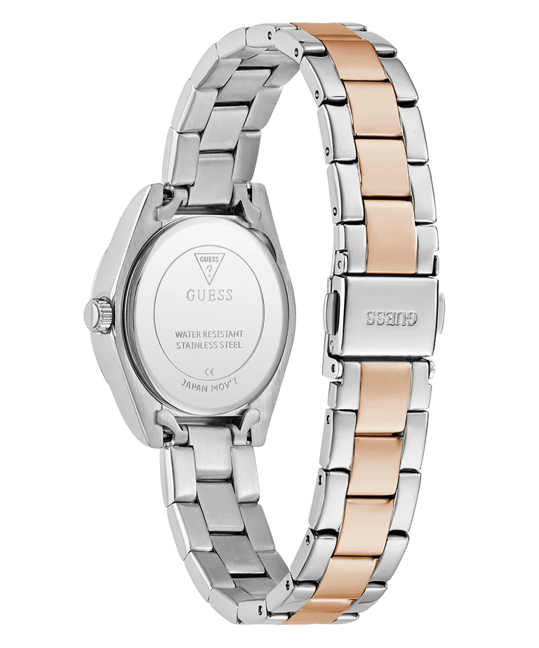 GUESS Mini Luna Ladies 2-Tone Analog Watch - GW0841L3